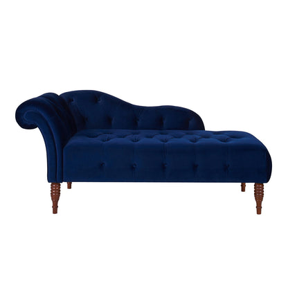 Samuel - Tufted Roll Arm Chaise Lounge