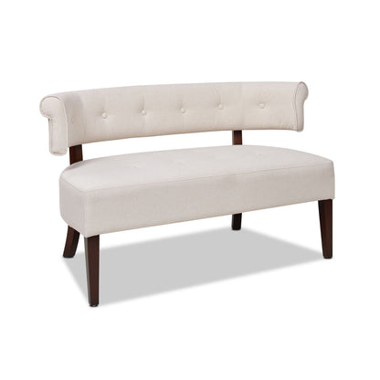 Jared - Versatile Roll Arm Tufted Bench Settee