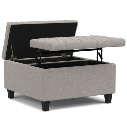 Harrison - Upholstered Coffee Table Storage Ottoman