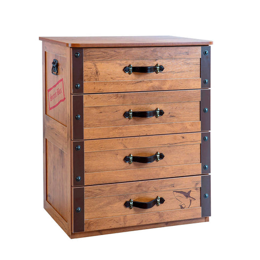 Pirate - 4 Drawer Chest - Brown