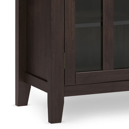 Artisan - Tall TV Media Stand - Dark Chestnut Brown