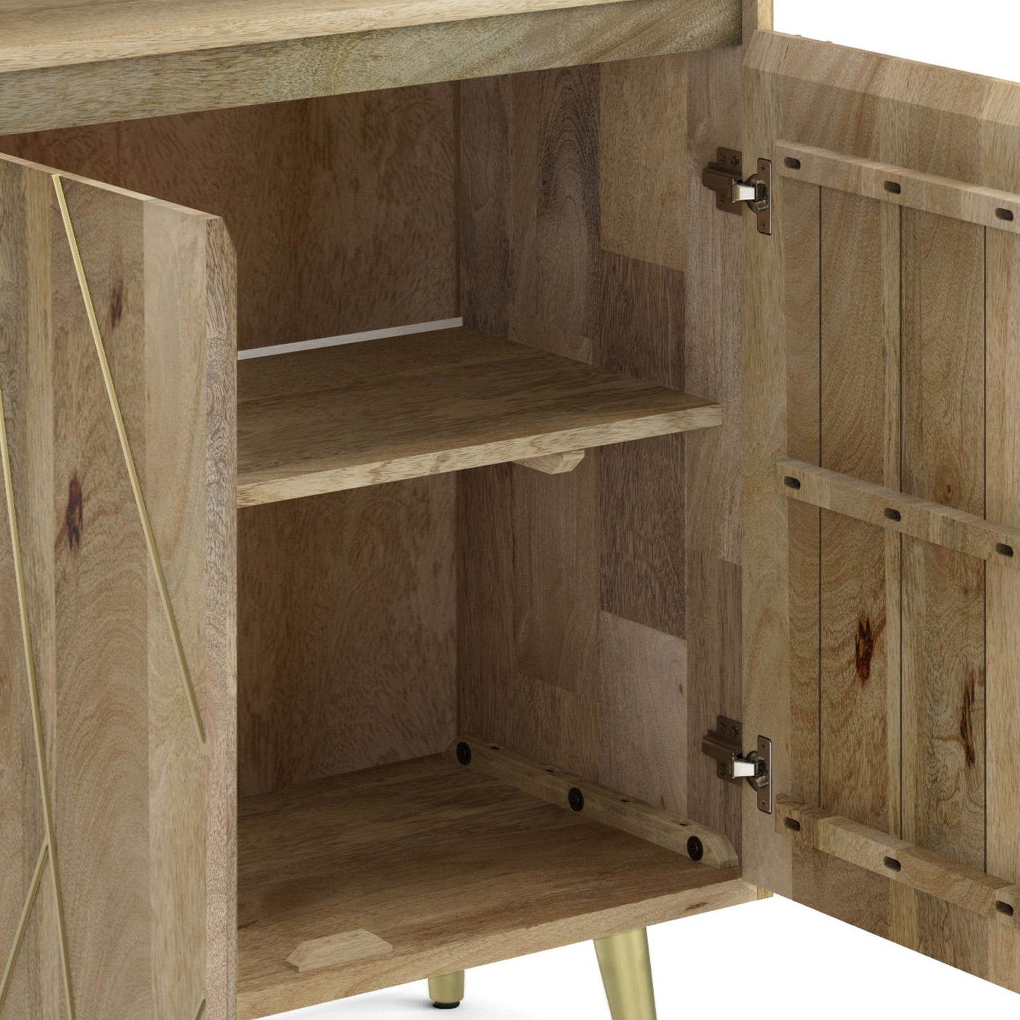 Jager - Bookshelf With Doors - Natural