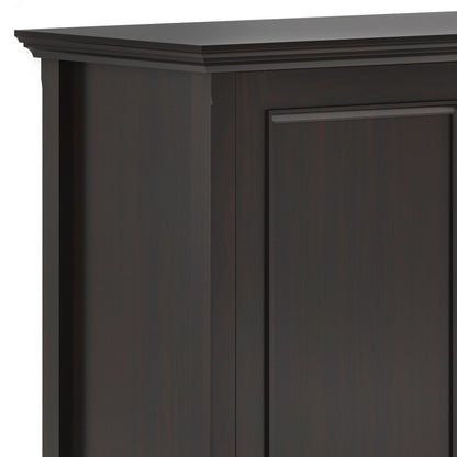 Amherst - Wide 3 Door Storage Cabinet - Hickory Brown