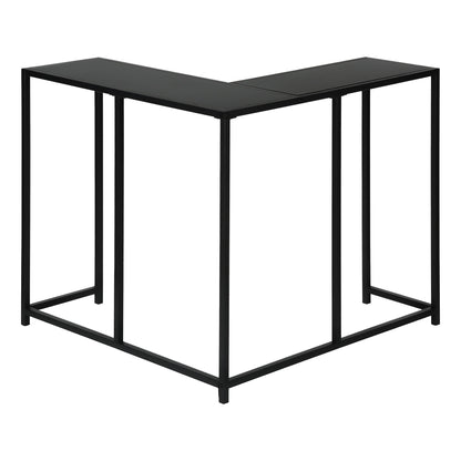 Corner Accent Console Table For Entryway, Contemporary & Modern - Black