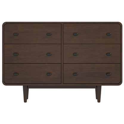 Alexa - Mid-Century Modern Dresser - Brown