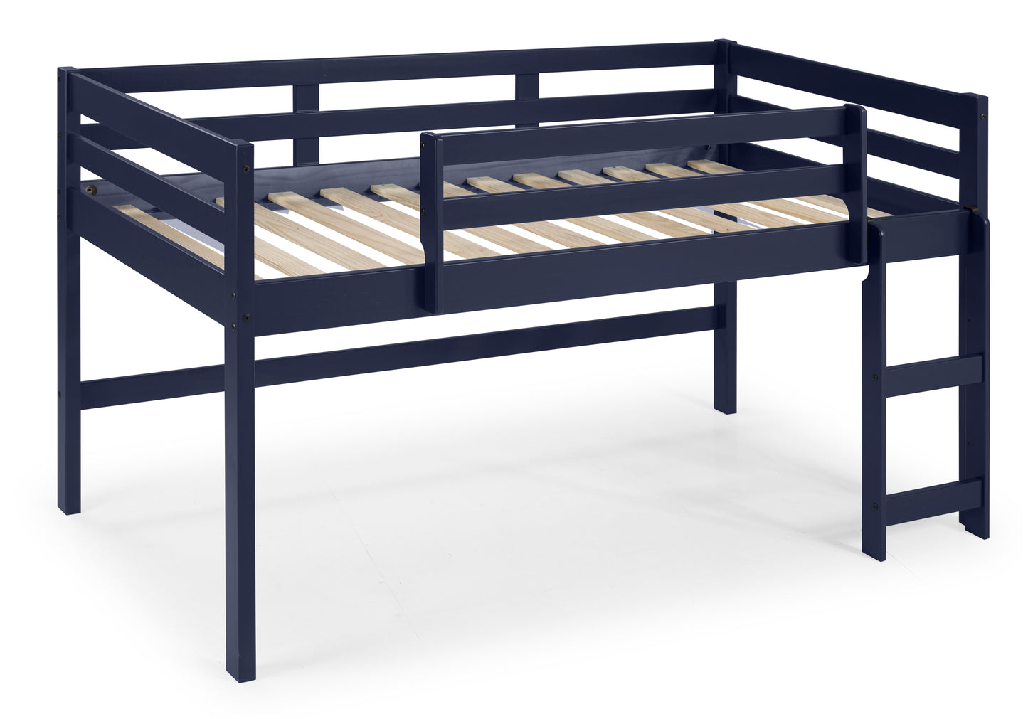 Lara - Twin Loft Bed - Navy Blue