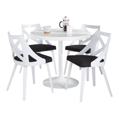 Dakota Charlotte - 5 Piece Contemporary Design, Dining Set