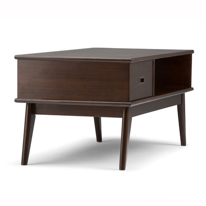 Draper - Mid Century Coffee Table - Medium Auburn Brown