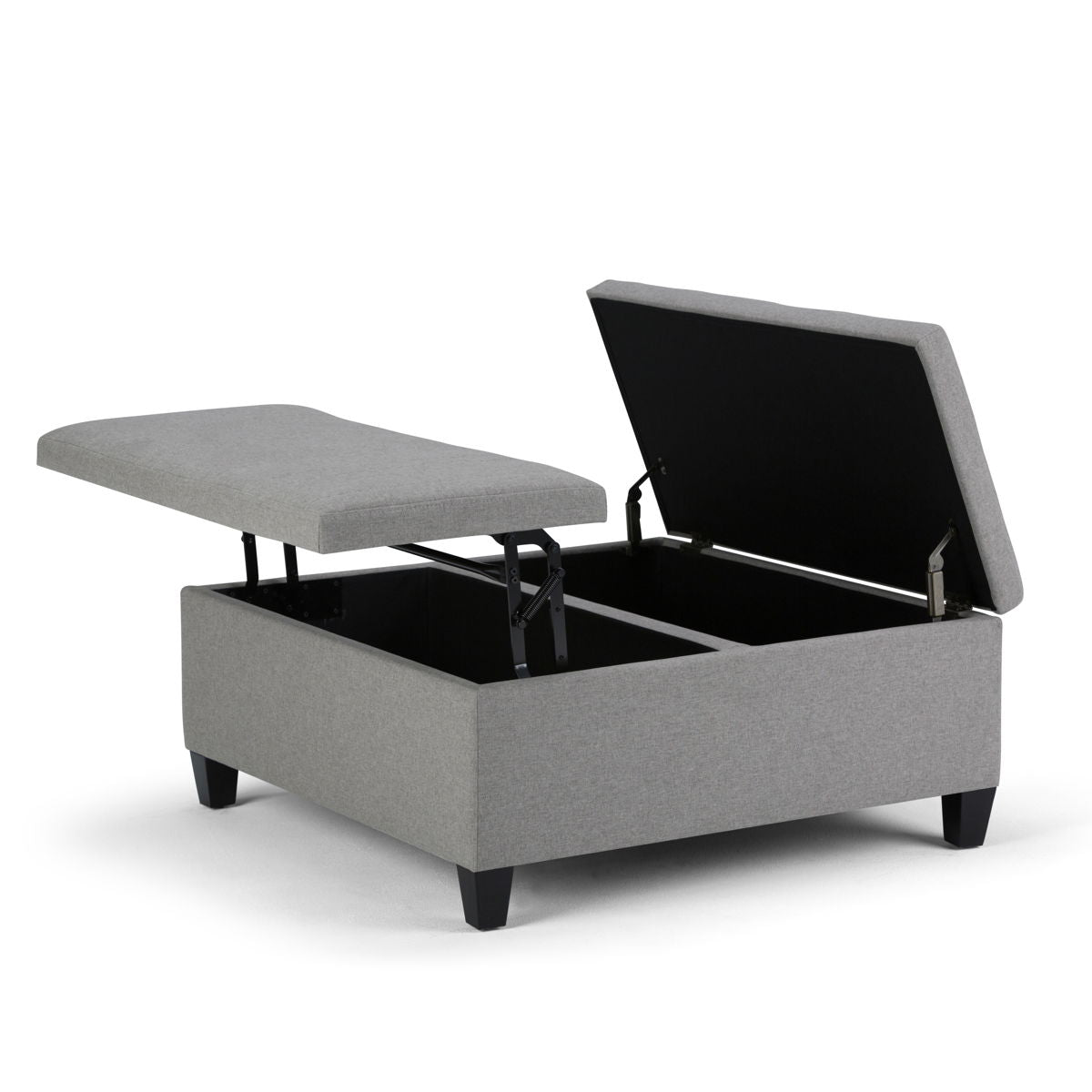 Ellis - Coffee Table Storage Ottoman Contemporary Design