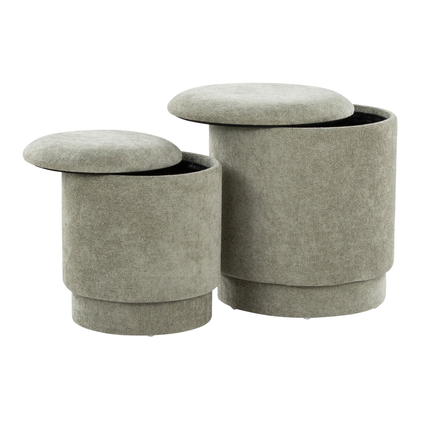 Marla - Upholste Contemporary Ottoman Set