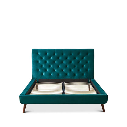 Dillon - Velvet Platform Bed