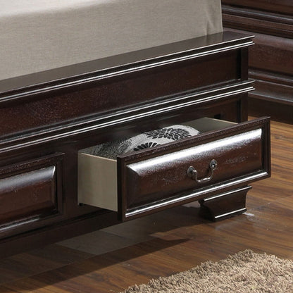 Storage Bed Elegant Transitional