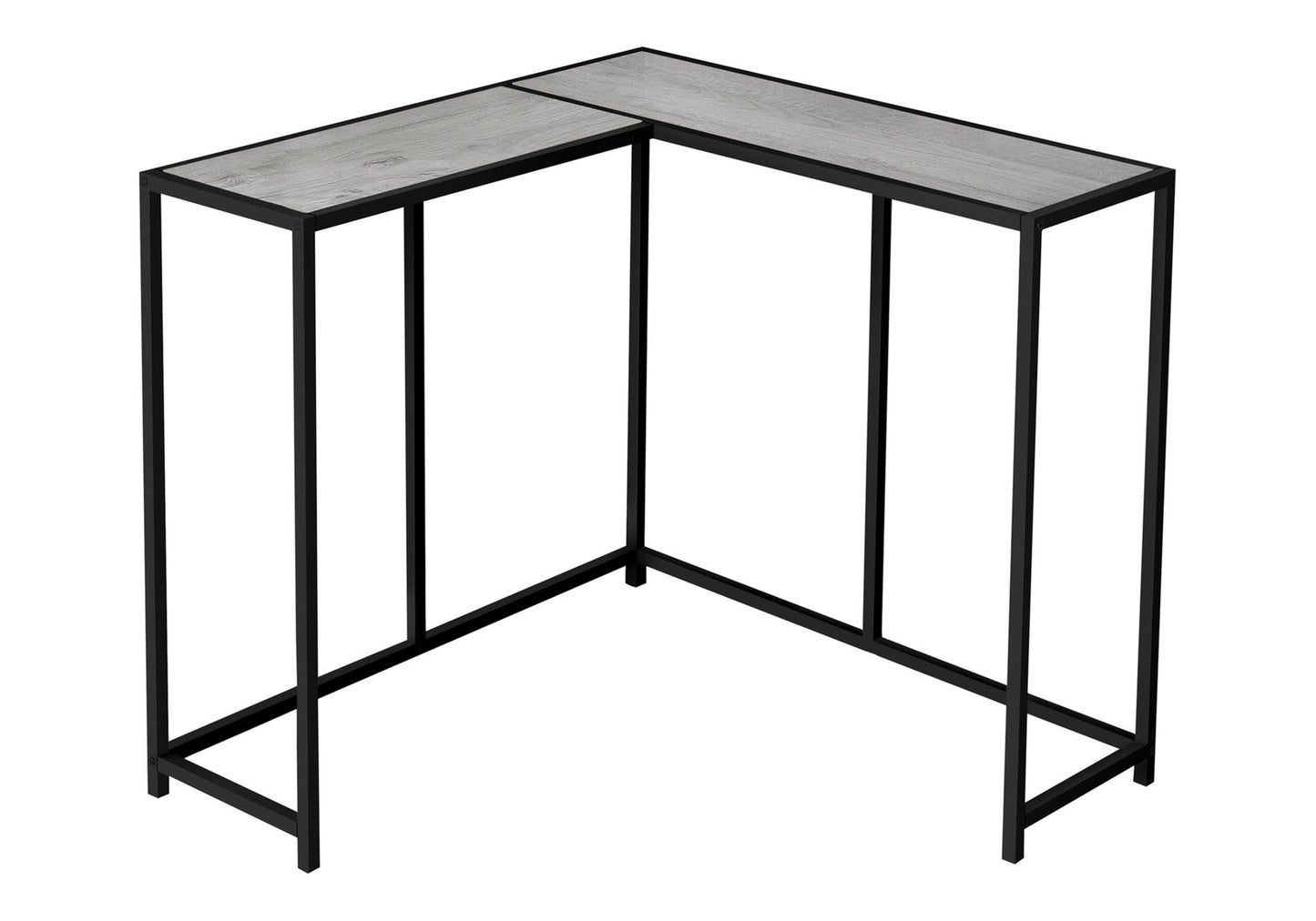 Corner Accent Console Table For Entryway, Unique L-Shaped Design