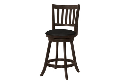 Transitional Swivel Bar Stool Counter Height (Set of 2)