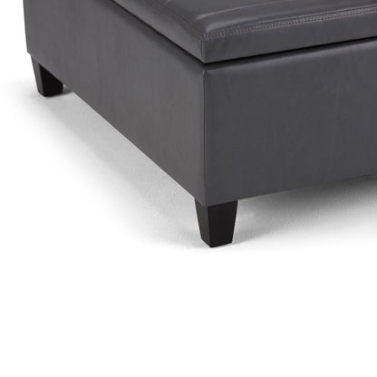 Ellis - Coffee Table Storage Ottoman Contemporary Design