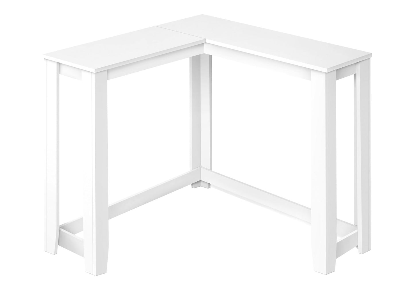 Corner Accent Console Table For Entryway, Unique Design Contemporary & Modern