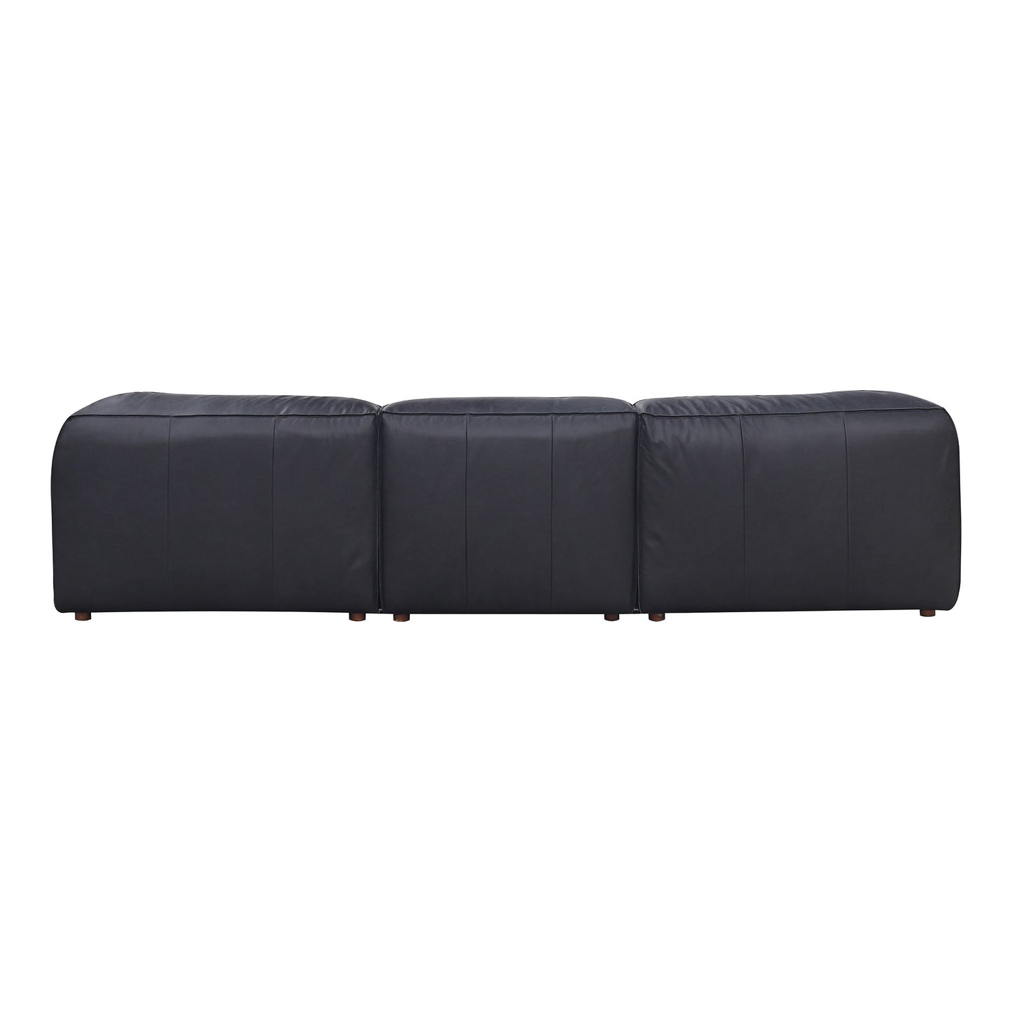 Form - Lounge Modular Sectional Vantage Black Leather