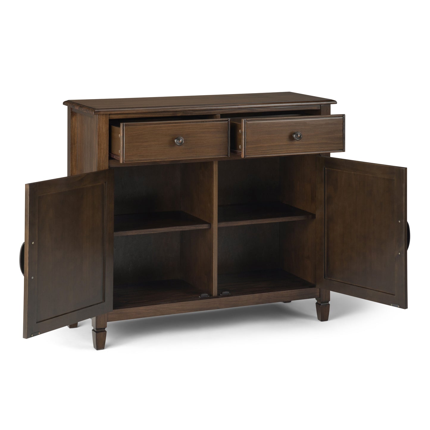 Connaught - Entryway Storage Cabinet - Rustic Natural Aged Brown