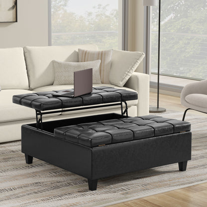 Harrison - Upholstered Coffee Table Storage Ottoman