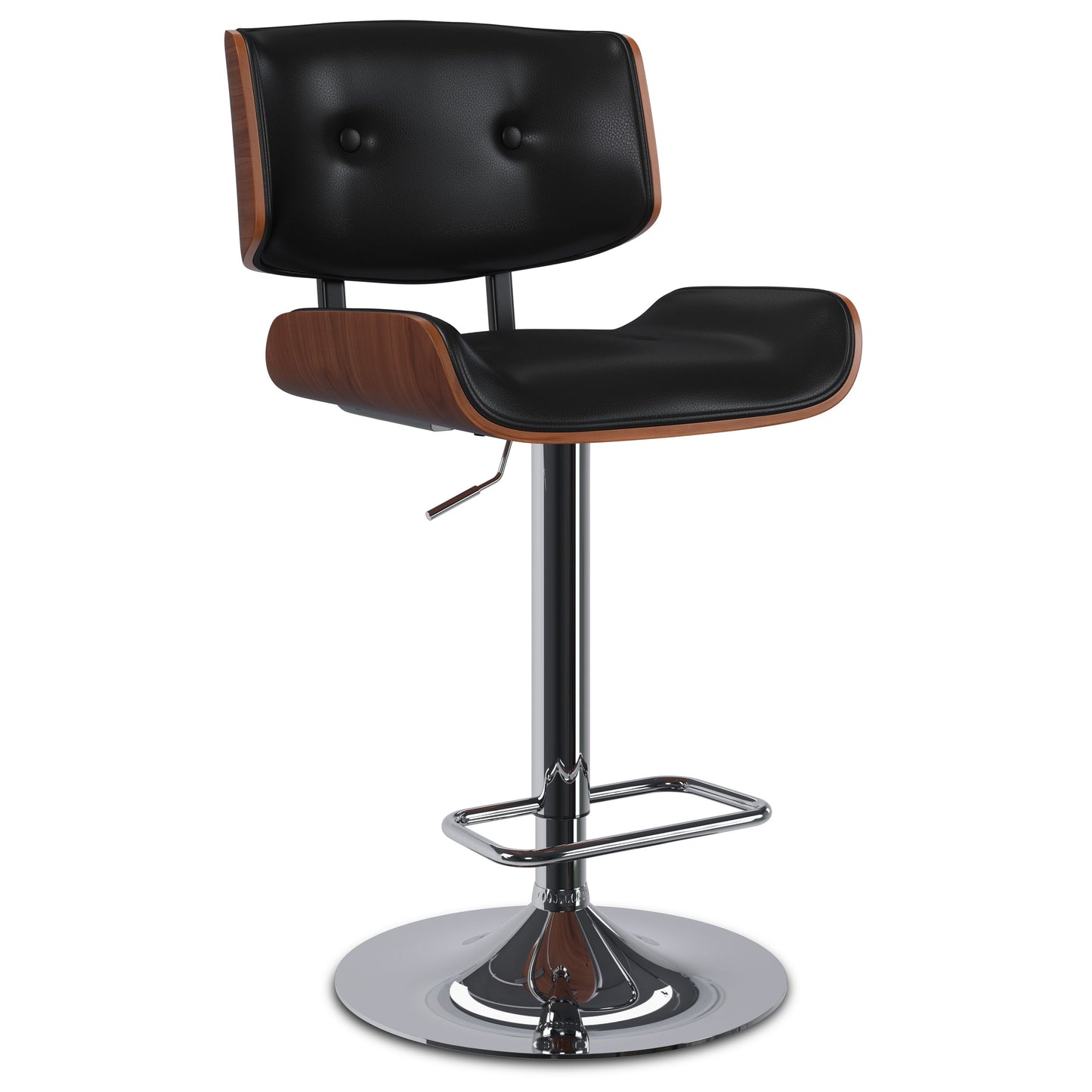 Holland - Adjustable Swivel Bar Stool - Black