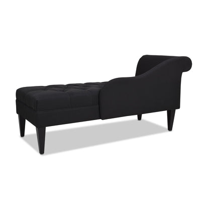 Harrison - Tufted Roll Arm Chaise Lounge