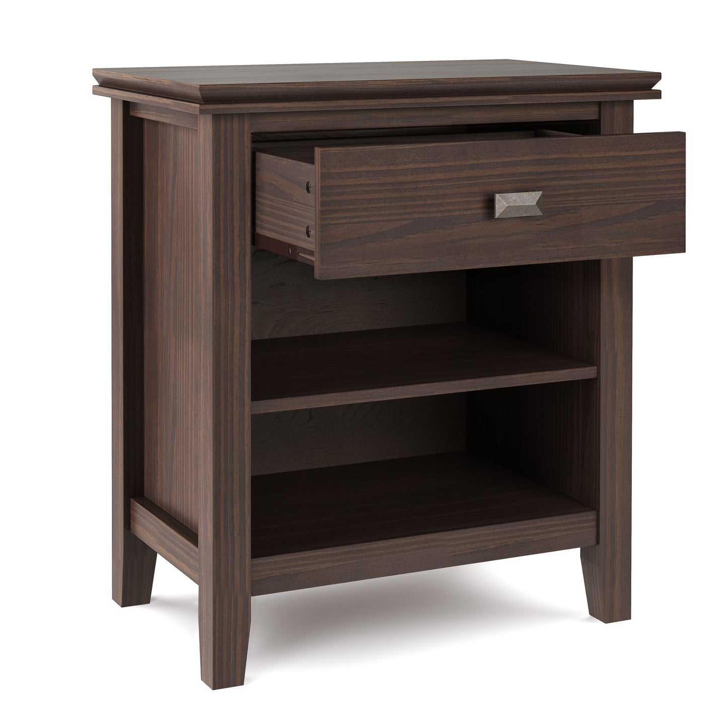 Artisan - Bedside Table - Warm Walnut Brown