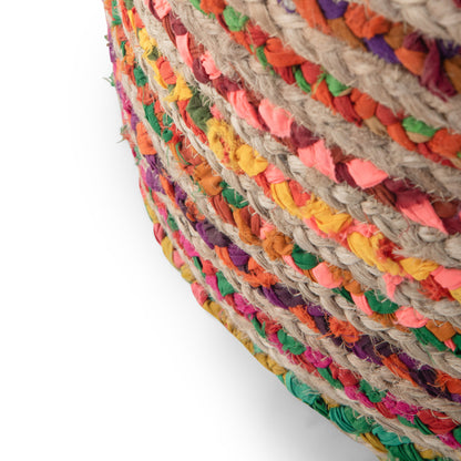 Margo - Handcrafted Round Pouf