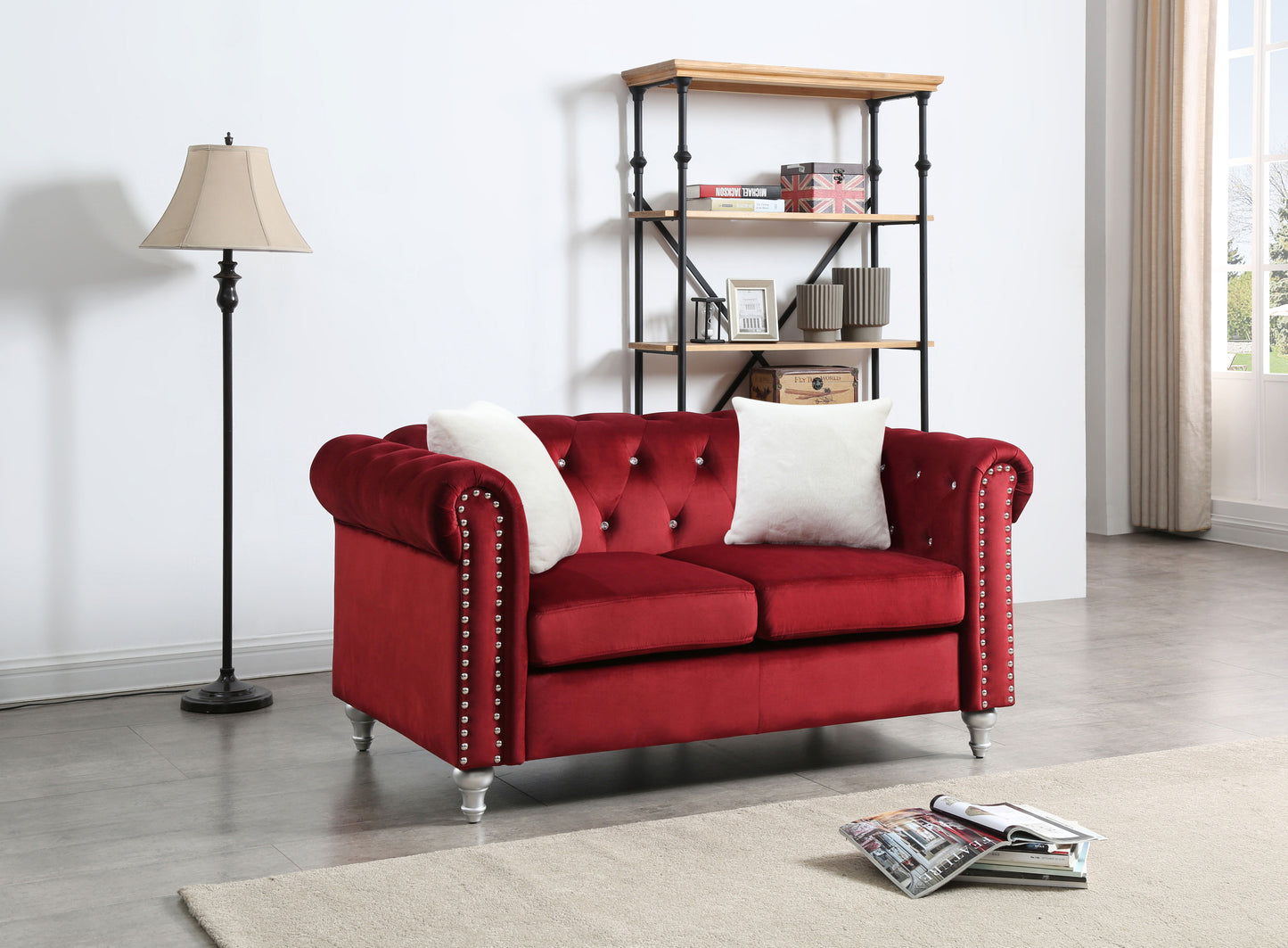 Stylish Contemporary Loveseat