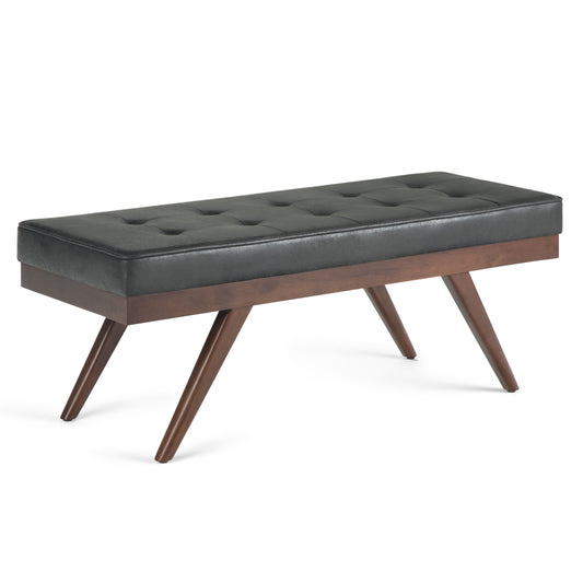 Pierce - Mid Century Upholstered Ottoman Bench