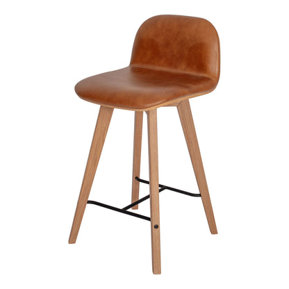 Napoli - Leather Counter Stool - Tan