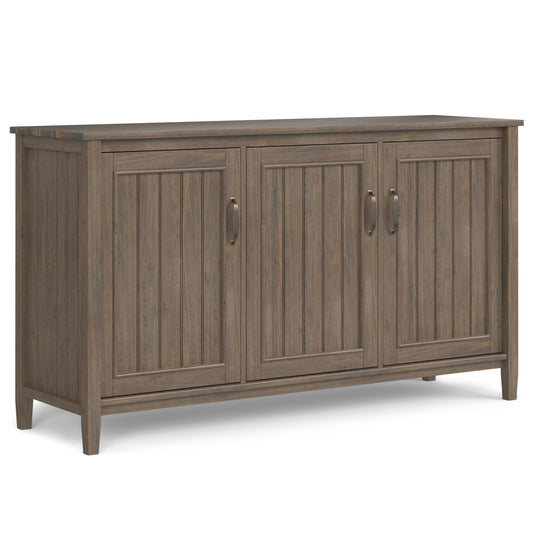 Lev - Wide Storage Cabinet - Smoky Brown