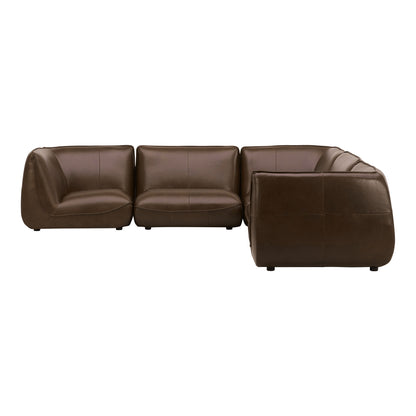 Zeppelin - Classic L Modular Leather Sectional