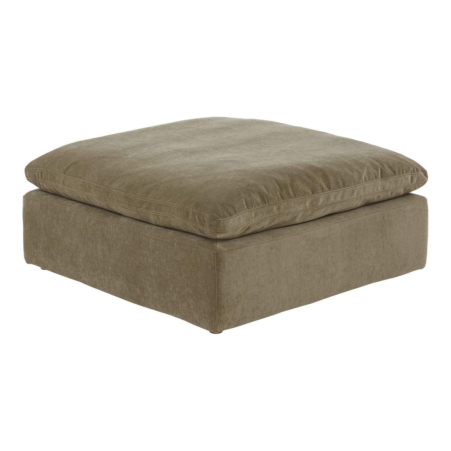 Clay - Ottoman Performance Fabric - Light Brown