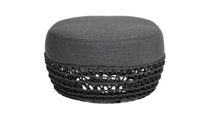 Willow - Round Upholstered Patio Ottoman