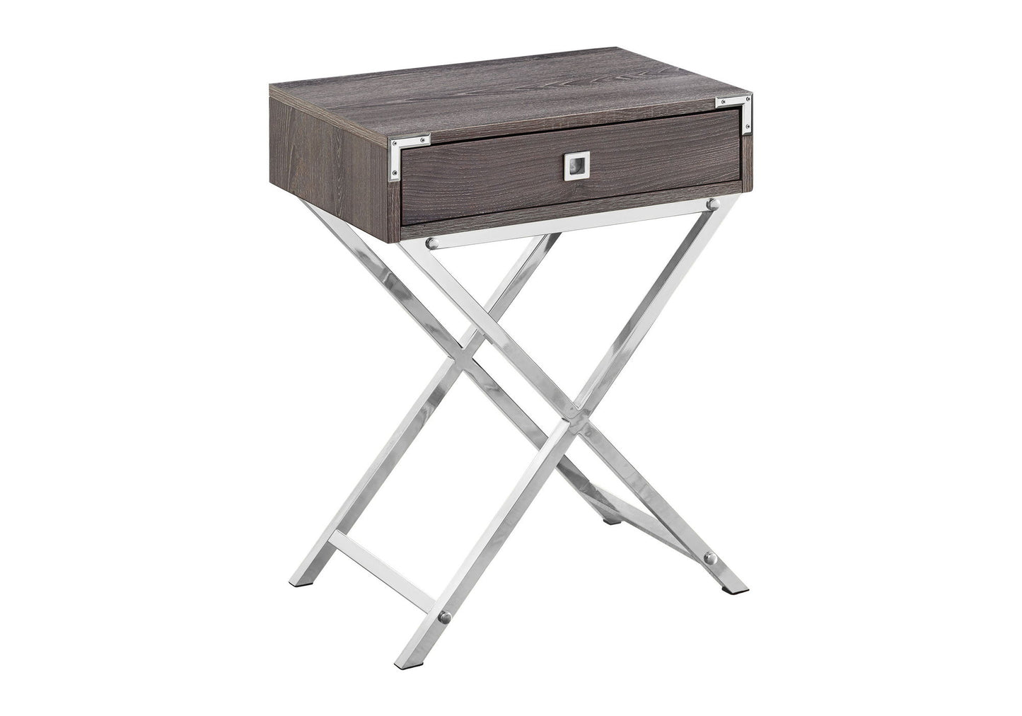 Accent Side Table, Storage Drawer, Stylish Design Contemporary & Modern