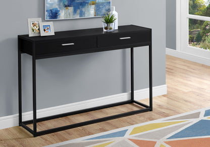 Accent Console Table For Entryway, Storage Drawers, Contemporary & Modern