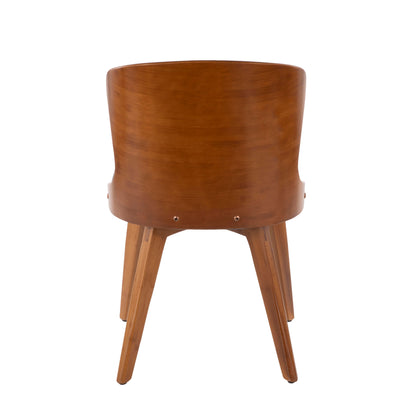 Bocello - Mid-Century Chair - Walnut / Black