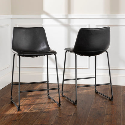 Industrial Counter Stools (Set of 2)