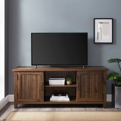 Classic Grooved Door TV Stand For Tvs Up To 65"