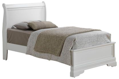 Sleigh Bed With Low Footboard