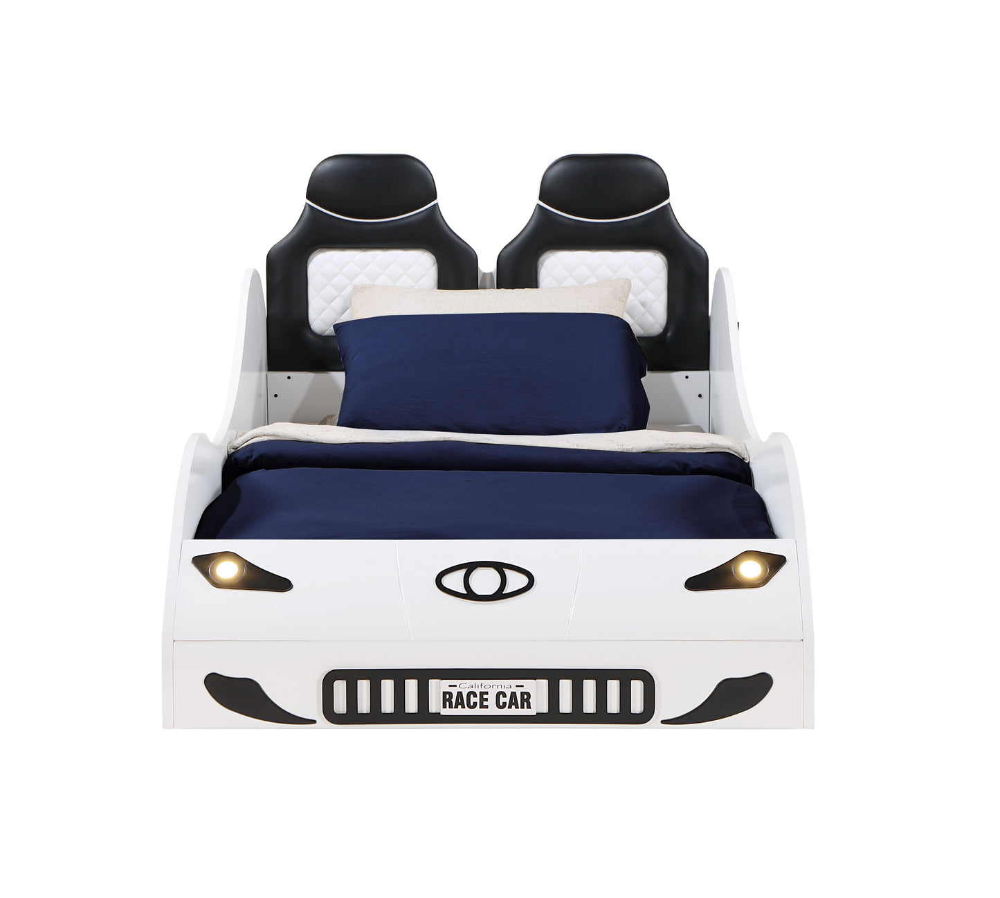 Colen - Twin Car Bed With LED