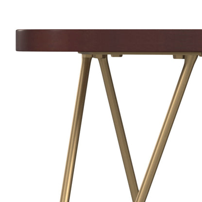 Patrice - Handcrafted Metal And Wood Accent Table