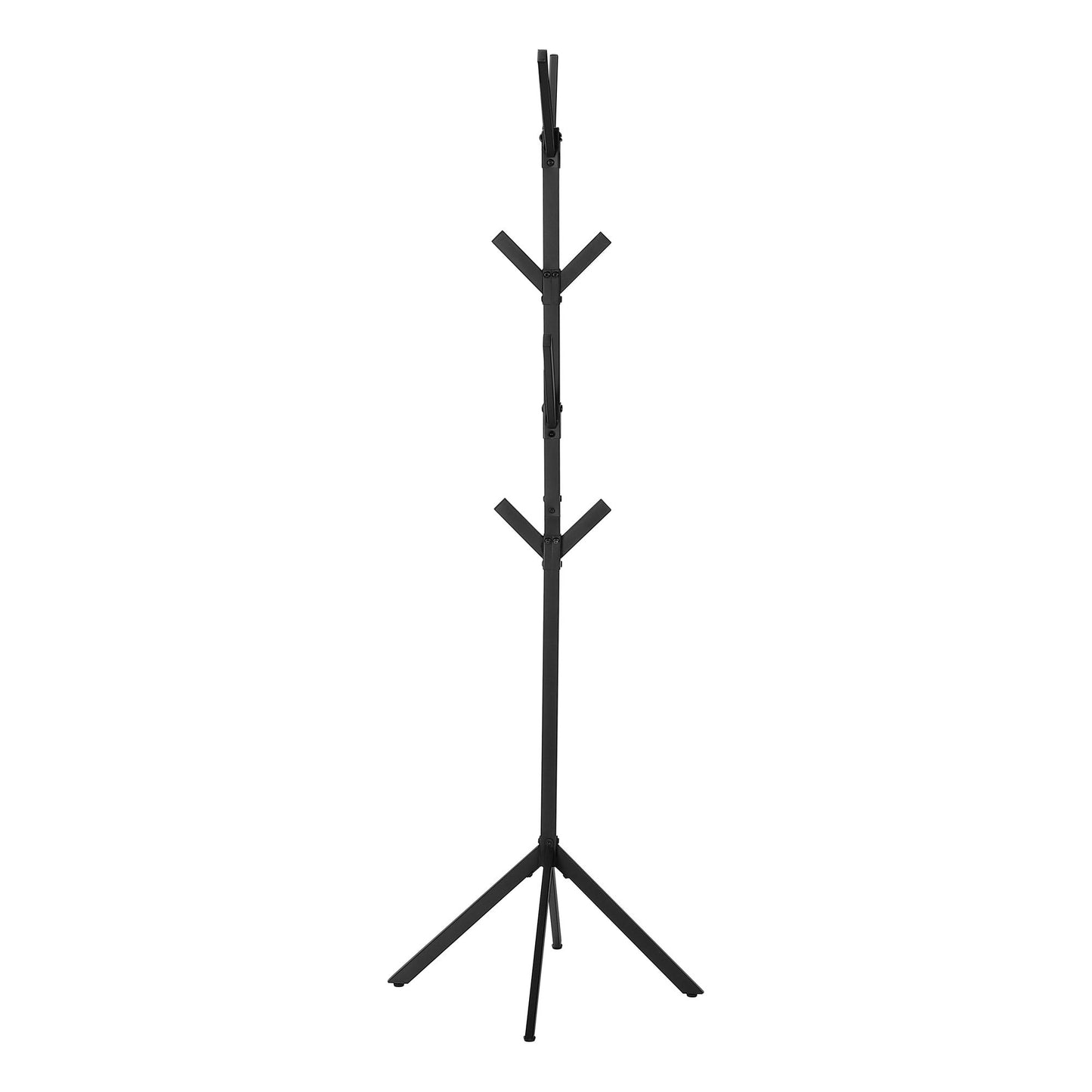 Coat Rack, Hall Tree, Free Standing, 8 Hooks, Entryway, Contemporary & Modern