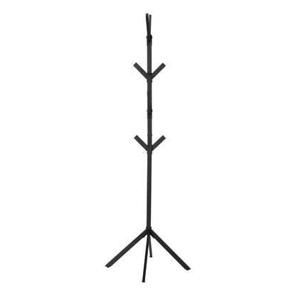 Coat Rack, Hall Tree, Free Standing, 8 Hooks, Entryway, Contemporary & Modern