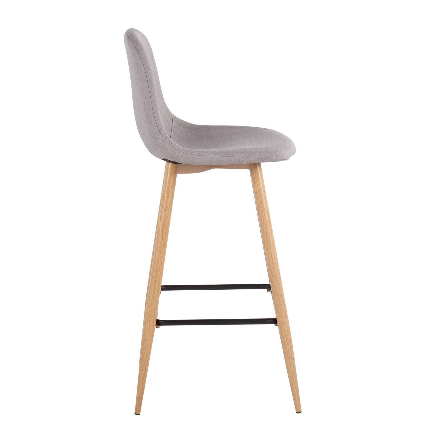 Pebble - Mid Century Modern Barstool (Set of 2)