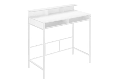 Computer Desk For Home Office, Standing, Storage Shelves, Laptop, Contemporary & Modern