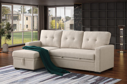 Elegant Storage Sofa - Beige