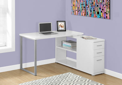 Computer Desk, Home Office, Corner, Left, Right Set - Up, Storage Drawers, L Shape, Laptop, And Contemporary & Modern