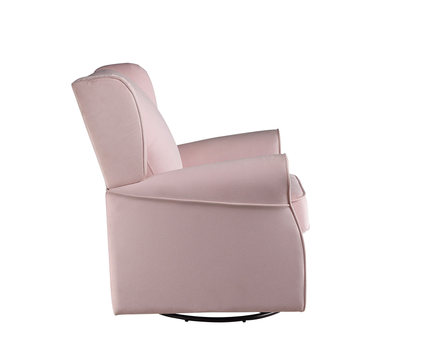 Tamaki - Glider Chair With Swivel - Pink