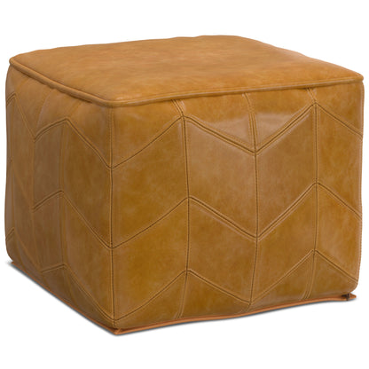 Morden - Square Pouf - Brown